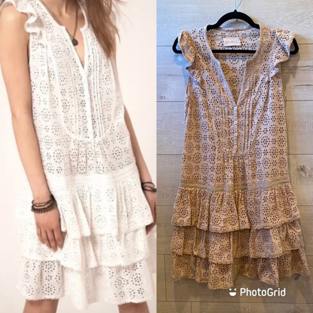 Zadig & Voltaire Rili Rose Eyelet Dress.